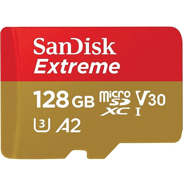Sandisk Extreme With Adapter Micro SD Memory Card 160MB/S 128GB