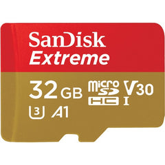 Sandisk Memory Card Extreme Plus Micro SD  With Adapter 100MB/S 32GB