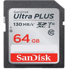 Sandisk Micro SD Memory Card Ultra Plus With Adapter 130MB/S 64GB