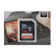 Sandisk SD Ultra Memory Card 100MB/S 128GB