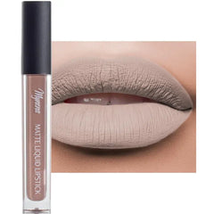 Mynena Liquid Matte Lipstick Long-Lasting Waterproof | Lightweight Comfortable Non-Drying | High Pigment Intense Color Lip Stain | Paraben-Free Talc-Free Vegan & Cruelty-Free