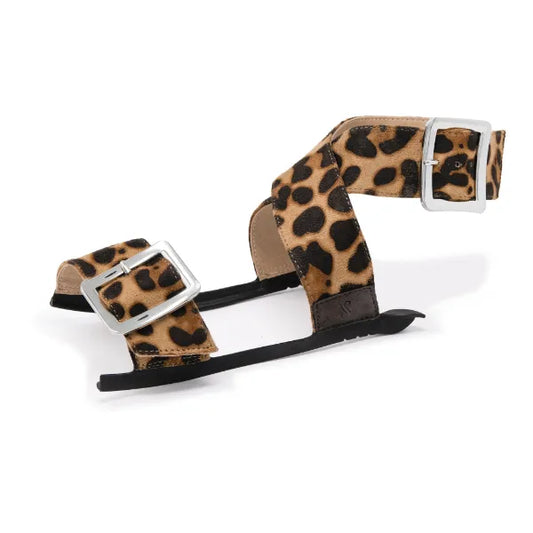 Solely Jane Savannah Heel with Black Base Option - Tiger Print