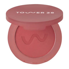 Tower 28 GetSet Matte Powder Blush for Cheeks - 12-Hour Setting Blush Powder for Smooth, Blurred Skin, Talc-Free, Sweat-Proof Face Blushes, Makeup for Sensitive Skin