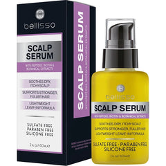 BELLISSO Hair Serum Oil with Biotin, Argan, Keratin & Rosemary – Anti Frizz, Dandruff & Scalp Treatment – Strengthening, Moisturizing & Repair for Dry, Damaged, Thinning Hair – For Men & Women, All Hair Types