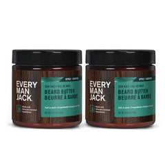 Every Man Jack Beard Butter - Hydrates and Styles Dry, Unruly Beards While Relieving Itch - Naturally Derived with Shea Butter and Coconut Oil - 4-ounce