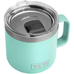 YETI Rambler 14 oz Mug, Vacuum Insulated, Stainless Steel with MagSlider Lid, Stainless | Vacuum Insulated, MagSlider Lid, Stainless