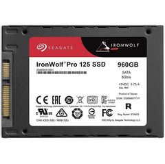 Seagate SSD Ironwolf Pro 125 2.5" Sata  960GB Black