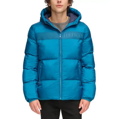Tommy Hilfger Men's New Ghost Logo Print Puffer Jacket
