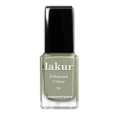 LONDONTOWN lakur Nail Polish Chip-Resistant, Non Toxic, Conditions & Hydrates Nails Glossy Cool Green.