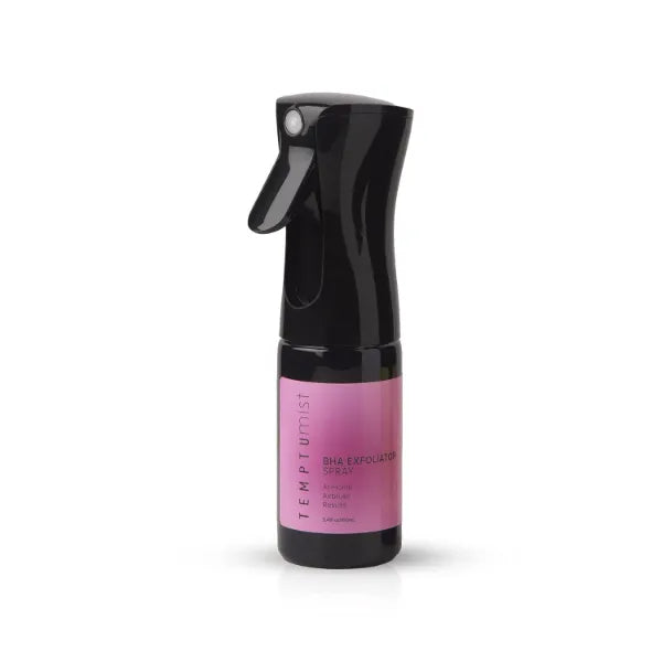 TEMPTU Mist BHA Exfoliator Spray – 5% Willow Bark Hydrating Toner & Pre-Tan Skin Prep for Face & Body