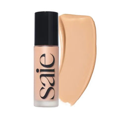 Saie Glowy Super Skin Tint Liquid Foundation - Hydrating Serum Foundation with Lightweight, Medium Coverage - Formulated with Hyaluronic Acid to Hydrate, Brighten and Plump