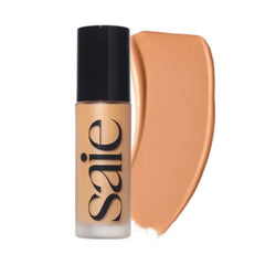 Saie Glowy Super Skin Tint Liquid Foundation - Hydrating Serum Foundation with Lightweight, Medium Coverage - Formulated with Hyaluronic Acid to Hydrate, Brighten and Plump