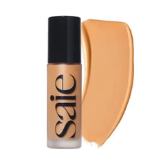 Saie Glowy Super Skin Tint Liquid Foundation - Hydrating Serum Foundation with Lightweight, Medium Coverage - Formulated with Hyaluronic Acid to Hydrate, Brighten and Plump