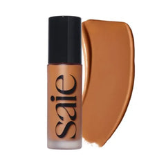 Saie Glowy Super Skin Tint Liquid Foundation - Hydrating Serum Foundation with Lightweight, Medium Coverage - Formulated with Hyaluronic Acid to Hydrate, Brighten and Plump