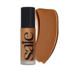 Saie Glowy Super Skin Tint Liquid Foundation - Hydrating Serum Foundation with Lightweight, Medium Coverage - Formulated with Hyaluronic Acid to Hydrate, Brighten and Plump