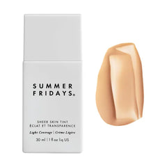 Summer Fridays Sheer Skin Tint - Skin Tint with Hyaluronic Acid - Helps Diminish Uneven Skin Tone - Sheer to Light Coverage