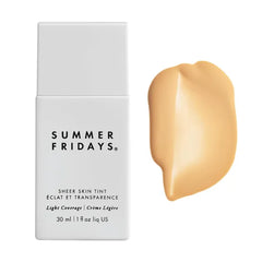 Summer Fridays Sheer Skin Tint - Skin Tint with Hyaluronic Acid - Helps Diminish Uneven Skin Tone - Sheer to Light Coverage