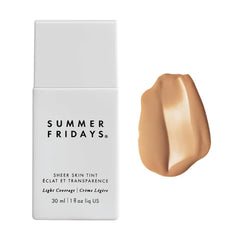 Summer Fridays Sheer Skin Tint - Skin Tint with Hyaluronic Acid - Helps Diminish Uneven Skin Tone - Sheer to Light Coverage