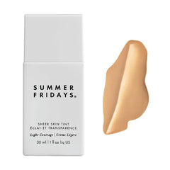 Summer Fridays Sheer Skin Tint - Skin Tint with Hyaluronic Acid - Helps Diminish Uneven Skin Tone - Sheer to Light Coverage
