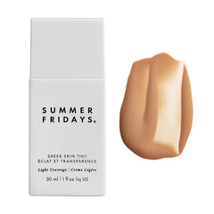 Summer Fridays Sheer Skin Tint - Skin Tint with Hyaluronic Acid - Helps Diminish Uneven Skin Tone - Sheer to Light Coverage