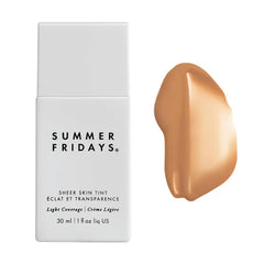 Summer Fridays Sheer Skin Tint - Skin Tint with Hyaluronic Acid - Helps Diminish Uneven Skin Tone - Sheer to Light Coverage