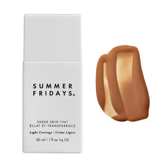 Summer Fridays Sheer Skin Tint - Skin Tint with Hyaluronic Acid - Helps Diminish Uneven Skin Tone - Sheer to Light Coverage