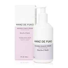 Hanz de Fuko Gentle Face Wash & Invisible Shave Cream for Men & Women – Premium Facial Cleanser & Shaving Cream for Sensitive Skin, Hypoallergenic, Sulfate & Paraben Free, 8 oz