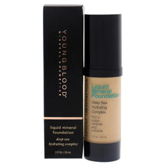 Youngblood Clean Luxury Cosmetics Liquid Mineral Foundation| Dewy Mineral Lightweight Full Coverage Makeup for Dry Skin Poreless Flawless Tinted Glow | Vegan, Cruelty Free, Gluten-Free - 1 Fl Oz (Pack of 1)
