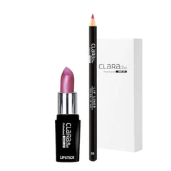Claraline Lip Kit, Matte Lipstick & Lip Liner