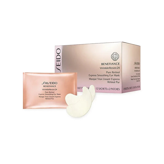 Shiseido Benefiance WrinkleResist24 Pure Retinol Express Smoothing Eye Mask - 12 Pack