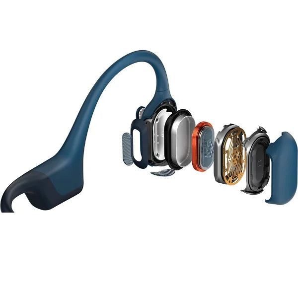 Shokz OpenRun Pro Premium Bone Conduction Open-Ear Sport Headphone (S810SB) - Steel Blue