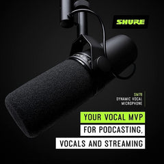 Shure Vocal Microphone Cardioid Dynamic Black