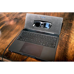 Spacetop G1 - World's First Screenless AR Laptop with 100" Virtual Display, XREAL AR Glasses, Snapdragon QCS8550, 16GB RAM, 128GB Storage, SpaceOS - Ultimate Portable Productivity Workstation for Remote Work & Privacy