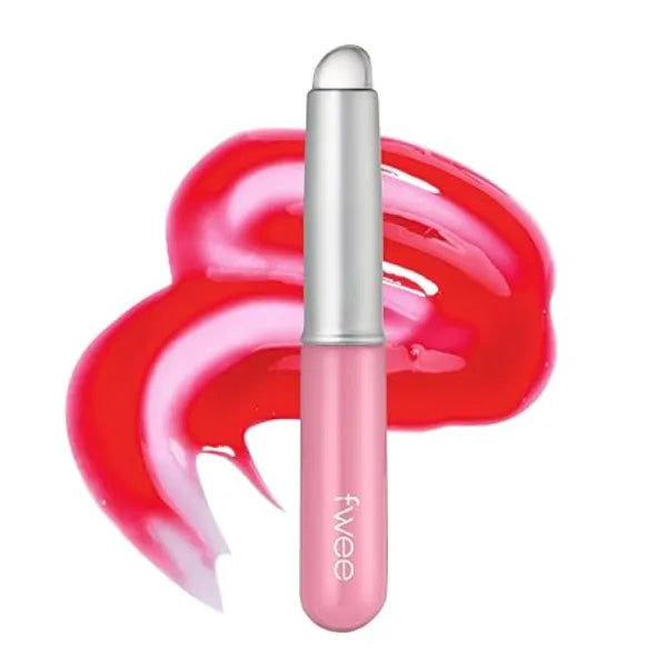 fwee Fingerlike Silicone Lip Brush Slim Multi purpose Makeup Blending Brush with Lid