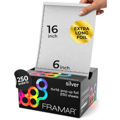 FRAMAR Embossed Pre Cut Hair Foils For Highlighting