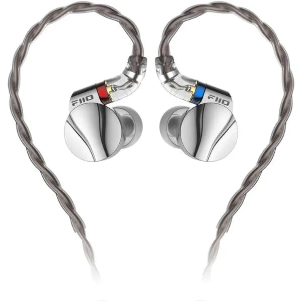 FiiO FD15 13.8mm Magnalium DLC HiFi Dynamic Driver in-Ear Earphone with Stainless Steel Shell, Detachable MMCX Cable