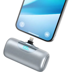 APHUWJ Mini Portable Charger for iPhone,Upgraded 22.5W PD Fast Charging 5500mAh Ultra-Compact Power Bank,LCD Display Plug-in Cute Battery Pack Travel Essentials for iPhone 14/14Pro/13/12/11/X/8/7/6