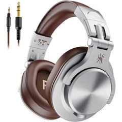 OneOdio A71 Hi-Res Studio Recording Headphones - Wired Over Ear Headphones with SharePort, Monitoring Mixing Foldable Headset with Stereo Sound, 3.5/6.35MM Jack for PC Computer DJ Guitar