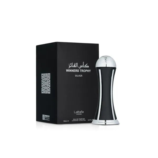 Lattafa Perfumes Al Khas Winners Trophy Silver & Gold Eau de Parfum Spray for Unisex - 3.4 Ounce