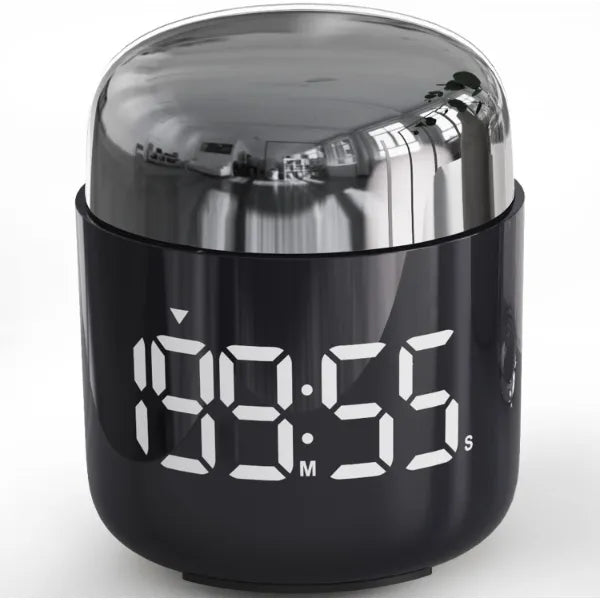 MEESMEEK Digital Kitchen Timer with Large LED Display, Countdown & Countup Modes, Adjustable Volume, Classroom & Home Use