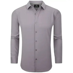 Tom Baine Men's Performance Stretch Solid Button Down Shirt