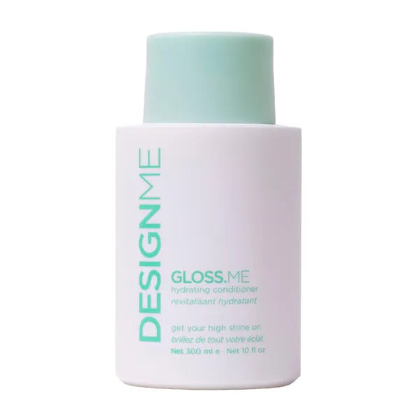 DESIGNME GLOSS.ME Hydrating Conditioner | Hemp & Argan Oil Conditioner for Damaged Hair| Straight/Curly Hair Conditioner for Dry Hair, 10 Fl Oz