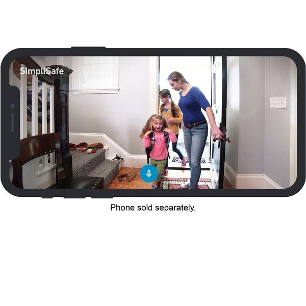 SimpliSafe Indoor 1080p HD Security Camera (SSCM2) - Black