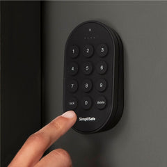 SimpliSafe Smart Lock Wi-Fi Replacement Deadbolt with App Home Protected - Black