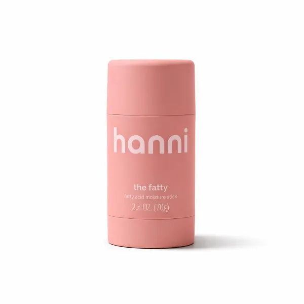HANNI Fatty Body Moisturizer Stick with Fatty Acids, Travel Size Friendly Solid Lotion for Plumping and Hydration, Fragrance-Free and Safe for Sensitive Skin, 2.5 oz