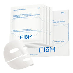EIOM PANTHEOME Cream Sheet Mask 4EA | Non-Sticky Facial Mask with Ectoin, TECA, Panthenol | Hydrating and Soothing Korean Skincare for Dry, Sensitive-Looking Skin