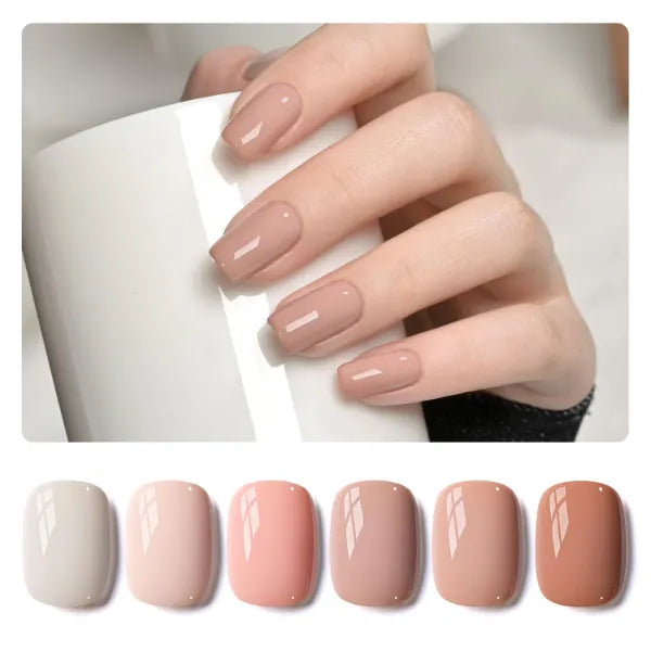 GAOY 6-Color Soak-Off UV Gel Nail Polish Sets