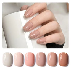 GAOY 6-Color Soak-Off UV Gel Nail Polish Sets