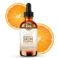 Eva Naturals Vitamin C Serum for Face – Anti Aging Dark Spot Remover with Retinol, Hyaluronic Acid, Niacinamide & Salicylic Acid – Face Serum for Women for Clear, Smooth, Radiant Skin