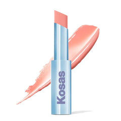 Kosas Wet Stick Moisturizing Shiny Sheer Lipstick with Ceramides, Hyaluronic acid, Peptides and Mango Butter - Soothes, Softens, and Moisturizes Lips
